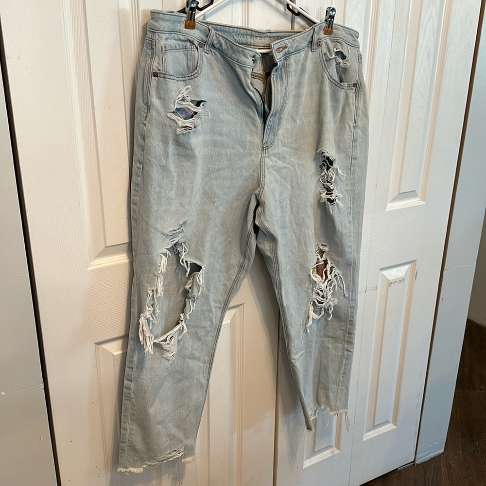 Size 22 regular high rise mom jeans American Eagle